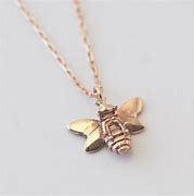 Image result for Rose Gold Bee Necklace