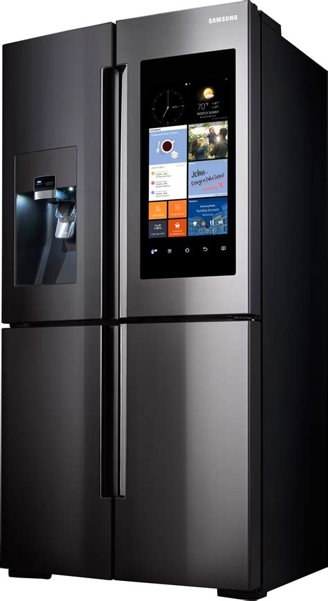 Samsung RF28K9580SG 36 Inch 4 Door Refrigerator with Family Hub WiFi  