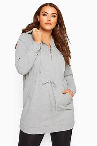 Image result for Women's Grey Zip Hoodie