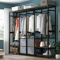 Image result for Heavy Duty Clothes Rack with Cover