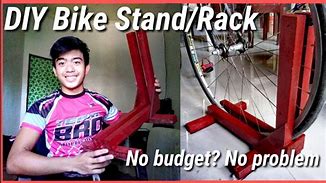 Image result for How to Make a Bike Stand Out of Wood