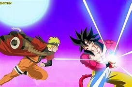 Image result for Goku SSJ4 vs Naruto
