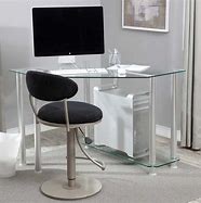 Image result for Glass Corner Desk