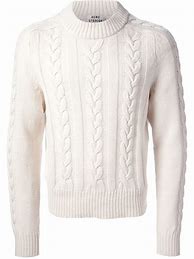 Image result for White Cable Knit Sweater for Men