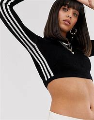 Image result for Adidas Long Sleeve Crop Top and Pants