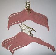 Image result for Brass Pink Velvet Hangers