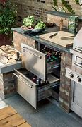 Image result for Outdoor Kitchen Built in Coolers