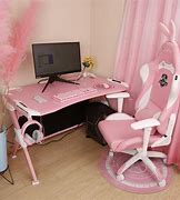 Image result for Pink Gaming Desk