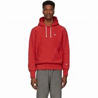 Image result for Red Champion Hoodie Big Logo
