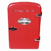 Image result for Red Small Fridge