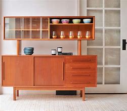 Image result for Mid Century Bar Cabinet