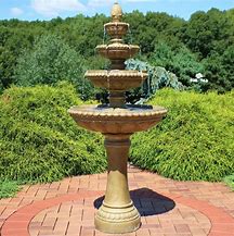 Image result for Lighted Water Fountains Outdoor