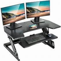 Image result for Sit-Stand Computer Desk
