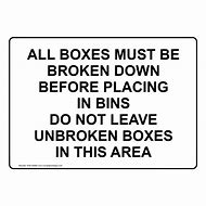 Image result for Broken Down Cardboard Boxes