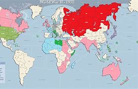 Image result for World War II World Map