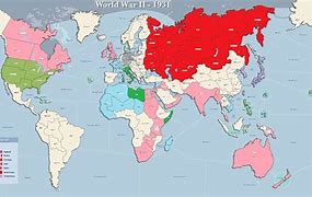 Image result for World Map of World War 2