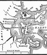 Image result for Dorchester Heights Battle Map