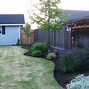 Image result for Backyard Fence Landscaping Ideas