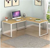 Image result for L-shaped Adjustable Desk