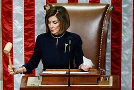 Image result for Pelosi with Gavel