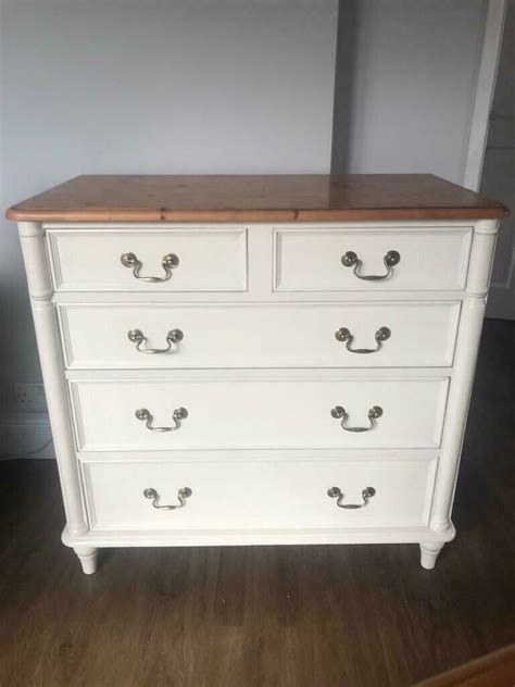 Laura Ashley Clifton Ivory Painted 5 Drawer Chest   in Norwich, Norfolk  