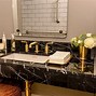 Image result for Black Marble Kitchen Countertops