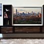 Image result for Contemporary Floating TV Stand with Fireplace