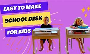Image result for DIY Kids Desk