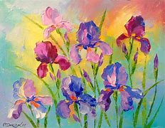 Image result for Abstract Iris Painting