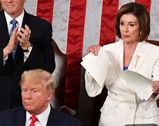 Image result for Photo Pelosi Standing Over Trump at White House Meeting