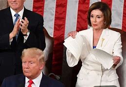 Image result for Pelosi State of Union Trump