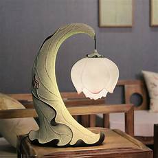 style lotus lamp table lamps creative personality retro bedroom study