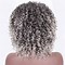 Image result for Short Bob Curly Synthetic Wigs Brazilian Kinky Curly Wigs With Bangs None Lace Wigs Natural Looking For Black Women