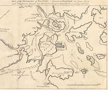 Image result for Map of Boston 1775 and Today