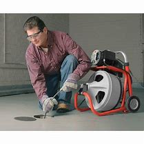 Image result for Ridgid 26998 Drain Cleaning machine,1/2inx75ft Cable