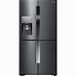 Image result for Black Stainless Refrigerator