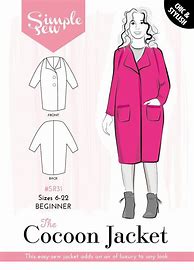 Image result for Cocoon Coat Sewing Pattern