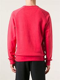 Image result for Red Sweatshirt Long Sleeves Crew Neck
