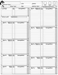 Image result for Dnd Character Sheet Spells