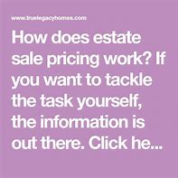Image result for Estate Sale Pricing