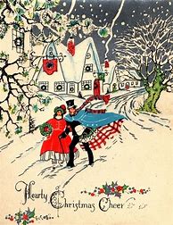 Image result for Vintage Christmas Postcards England