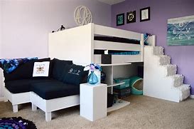 Image result for Loft Beds with Desk and Couch