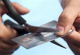 Image result for Cutting Credit Card