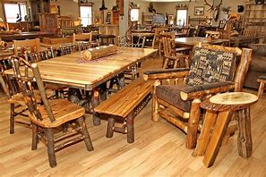 Image result for Amish Log Furniture
