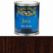 Image result for General Finishes Gel Stain, Java, 1/2 Pint By Rockler