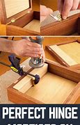 Image result for How to Install Jewelry Box Hinges
