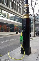 Image result for uk lamp post charging points