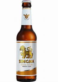 Image result for Singha Lager Beer