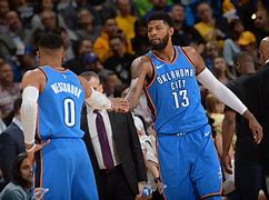Image result for Paul George Russell Westbrook