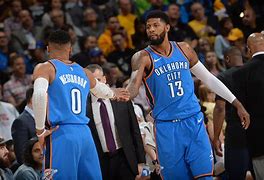 Image result for Paul George Russell Westbrook Thunder